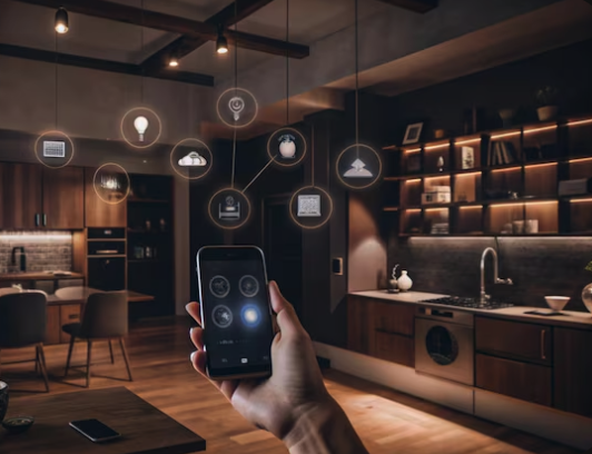 Home automation control panel and smart devices